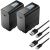 Аккумулятор Powerextra NP-F980L 74.37 Втч (2шт)