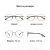 Компьютерные очки Xiaomi Mi Anti-Blue Titanium Glasses Чёрные
