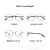 Компьютерные очки Xiaomi Mi Anti-Blue Titanium Glasses Розовое золото
