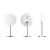 Зеркало косметическое настольное Xiaomi Yeelight LED Lighting Mirror (YLGJ01YL) с подсветкой