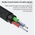 AUX кабель Baseus M30 YIVEN 1 м Чёрный