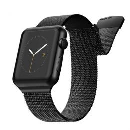 Ремешок X-Doria Hybrid Mesh для Apple Watch 42/44 мм Чёрный