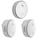 Дверной звонок Xiaomi Linbell Wireless Doorbell G2 (2 приёмника) Белый