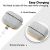 Чехол Kingxbar Bling для Apple AirPods Pro Серебро