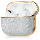 Чехол Kingxbar Bling для Apple AirPods Pro Серебро
