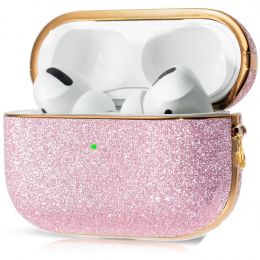 Чехол Kingxbar Bling для Apple AirPods Pro Розовый