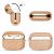 Чехол Kingxbar Bling для Apple AirPods Pro Розовое золото