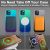 Чехол Kingxbar Aurora для iPhone 12/12 Pro Серебро-Чёрный
