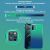 Чехол Kingxbar Aurora для iPhone 12/12 Pro Зелёный-Синий