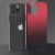 Чехол Kingxbar Aurora для iPhone 12/12 Pro Красный-Чёрный