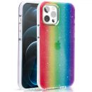 Чехол Kingxbar Ombre для iPhone 12 Pro Max Радуга