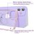 Чехол Kingxbar Wish для iPhone 12/12 Pro Розовый и Фиолетовый