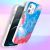 Чехол Kingxbar Watercolour для iPhone 12 Pro Max Синий и Розовый