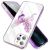 Чехол Kingxbar Butterfly для iPhone 12/12 Pro Розовый/Фиолетовый
