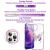 Чехол Kingxbar Butterfly для iPhone 12/12 Pro Розовый/Фиолетовый