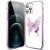 Чехол Kingxbar Butterfly для iPhone 12/12 Pro Розовый/Фиолетовый