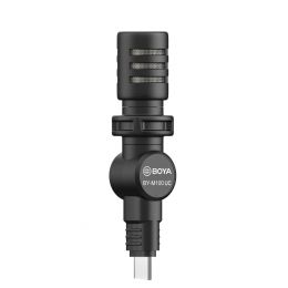 Компактный микрофон Boya BY-M100UC с поворотной головой и разъемом USB Type-C