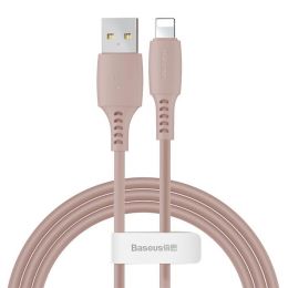 Кабель Baseus Colourful Cable USB - Lightning 2.4A 1.2м Розовый