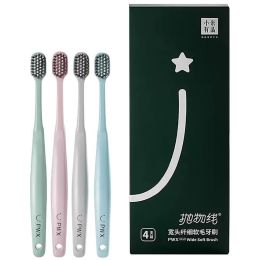 Зубные щетки Xiaomi PWX Wide Soft Brush 12 шт. (Зеленая/Серая/Голубая/Розовая)