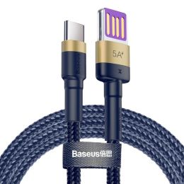Кабель Baseus Cafule HW Type-C 40Вт 1м Синий