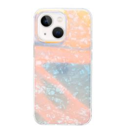 Чехол Kingxbar Epoxy для iPhone 13 Розовый
