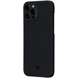 Чехол Pitaka MagEZ для iPhone 12 Pro Max Чёрный/Серый