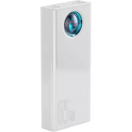 Внешний аккумулятор Baseus Amblight 65Вт 30000мАч (+кабель Type-C 1м) Белый