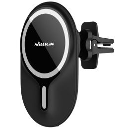 Автодержатель с беспроводной зарядкой Nillkin MagRoad Чёрный