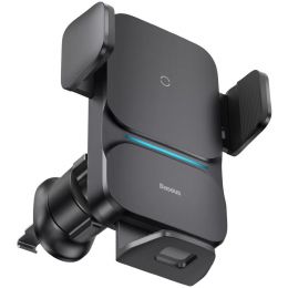Автодержатель с беспроводной зарядкой Baseus Wisdom Auto 15W Чёрный