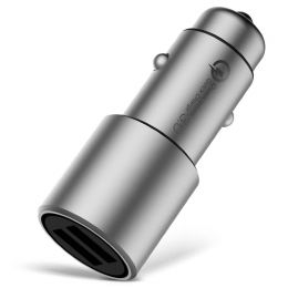 Автомобильная зарядка Xiaomi Mi Car Charger QC 3.0 36W Серебро
