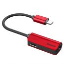 Переходник Lightning - mini-Jack 3,5 мм Baseus L32 Красный