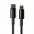 Кабель Baseus Tungsten Gold Type-C - Lightning 20W 1м Чёрный