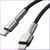 Кабель Baseus Cafule Metal Type-C - Lightning PD 20W 0.25м Чёрный