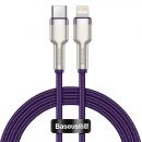 Кабель Baseus Cafule Metal Type-C - Lightning PD 20W 1м Фиолетовый