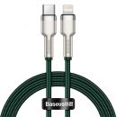 Кабель Baseus Cafule Metal Type-C - Lightning PD 20W 1м Зелёный