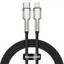 Кабель Baseus Cafule Metal Type-C - Lightning PD 20W 1м Чёрный