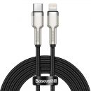 Кабель Baseus Cafule Metal Type-C - Lightning PD 20W 2м Чёрный