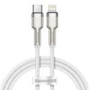 Кабель Baseus Cafule Metal Type-C - Lightning PD 20W 1м Белый
