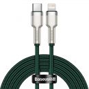 Кабель Baseus Cafule Metal Type-C - Lightning PD 20W 2м Зелёный