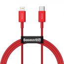 Кабель Baseus Superior Type-C - Lightning PD 20W 1м Красный