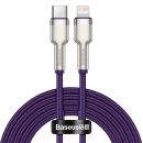 Кабель Baseus Cafule Metal Type-C - Lightning PD 20W 2м Фиолетовый