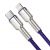 Кабель Baseus Cafule Metal Type-C - Lightning PD 20W 2м Фиолетовый