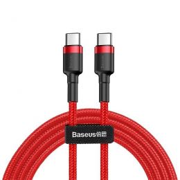 Кабель Baseus Cafule Type-C PD2.0 60W 2м Красный