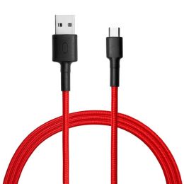 Кабель Xiaomi Mi Braided USB Type-C Cable 100см RU Красный