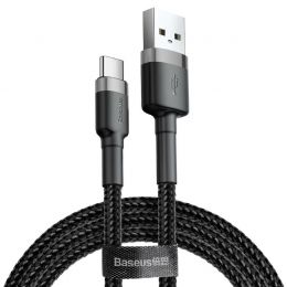 Кабель Baseus Cafule USB - Type-C 1м Серый