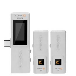 Радиосистема CoMica VDLive10 Type-C Белая