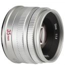 Объектив 7Artisans 35mm F1.4 Mark II APS-C X-Mount Серебро
