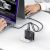 Сетевой адаптер USAMS US-CC145 T44 100W GaN Чёрный