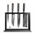 Набор ножей из дамасской стали Xiaomi HuoHou Set of 5 Damascus Knife Sets (4 ножа + подставка)