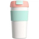 Термокружка Xiaomi Kiss Kiss Fish Rainbow 490мл Розовый/Мятный